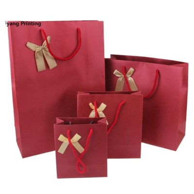 Dark simplecustomized style printed logo gift Paper bag